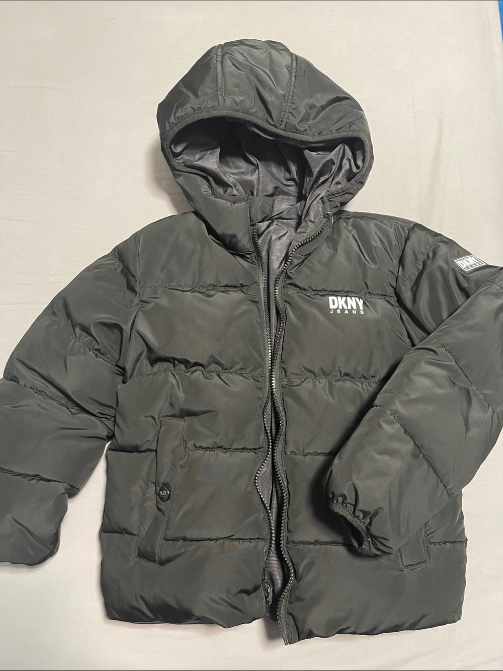 DKNY Kids Hooded Puffer Coat